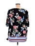 Rafaella Black Short Sleeve Blouse Size 1X - photo 2