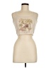 DAZY Ivory Sleeveless T-Shirt Size M - photo 1