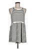 Pol Stripes White Casual Dress Size M - photo 1