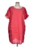Eileen Fisher 100% Linen Red Kimono Size L - photo 1