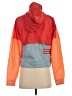 Adidas 100% Polyester Color Block Orange Windbreaker Size XS - photo 2