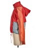 Adidas 100% Polyester Color Block Orange Windbreaker Size XS - photo 5