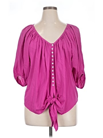 Karen Kane 3/4 Sleeve Blouse (view 1)