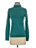 Chico's Color Block Teal Turtleneck Sweater Size S - photo 1