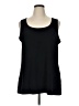 Susan Graver Black Sleeveless Top Size XL - photo 1