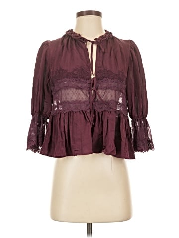 Intimately by Free People 3/4 Sleeve Blouse (view 1)