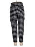 SOHO Apparel Ltd Checkered-gingham Black Casual Pants Size 1X - photo 2
