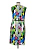 Nine West 100% Polyester Graphic Gray Cocktail Dress Size 12 - photo 2