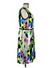 Nine West 100% Polyester Graphic Gray Cocktail Dress Size 12 - photo 4