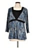 DressBarn Blue 3/4 Sleeve Blouse Size L - photo 1