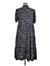 Max Studio Print Blue Casual Dress Size 1X - photo 2