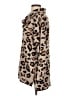 Calvin Klein 100% Acrylic Animal Print Tan Pullover Sweater Size L - photo 5