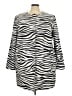 Talbots Animal Print Silver Coat Size 24w - photo 1