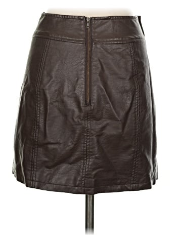 Free People Faux Leather Skirt (view 2)