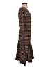 Isabella Bird 100% Polyester Houndstooth Brown Casual Dress Size XS - photo 4