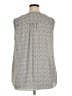 Chaus 100% Polyester Gray Sleeveless Blouse Size XL - photo 2