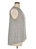 Chaus 100% Polyester Gray Sleeveless Blouse Size XL - photo 4