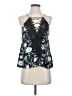 WAYF 100% Polyester Floral Black Sleeveless Blouse Size S - photo 1