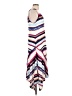 Splendid 100% Rayon Stripes Ivory Cocktail Dress Size L - photo 4