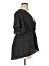 Shein Curve 100% Polyester Black Short Sleeve Blouse Size 1X - photo 4