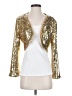 Allegra K Metallic Gold Jacket Size S - photo 1