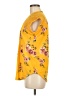 Wishful Park Yellow Short Sleeve Blouse Size M - photo 5