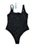 Cupshe Solid Black One Piece Swimsuit Size 0X - photo 1
