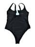 Cupshe Solid Black One Piece Swimsuit Size 0X - photo 2