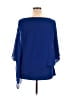 Roz & Ali 100% Polyester Blue 3/4 Sleeve Blouse Size 1X - photo 2