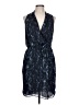 MICHAEL Michael Kors 100% Polyester Paisley Blue Cocktail Dress Size 10 - photo 1