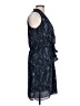 MICHAEL Michael Kors 100% Polyester Paisley Blue Cocktail Dress Size 10 - photo 4