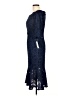 Alex Evenings 100% Polyester Blue Cocktail Dress Size 10 - photo 5