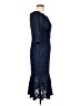 Alex Evenings 100% Polyester Blue Cocktail Dress Size 10 - photo 4
