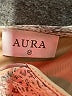 Aura Metallic Silver Cocktail Dress Size M - photo 7