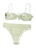 Sister Solid Green Two Piece Swimsuit Size M - photo 2