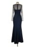 Eliza J Blue Cocktail Dress Size 4 - photo 2
