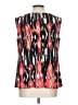 George Red Sleeveless Blouse Size L - photo 2