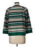 Talbots Stripes Green Coat Size 10 - photo 2