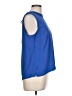 J.Crew Blue Sleeveless Blouse Size 12 - photo 4