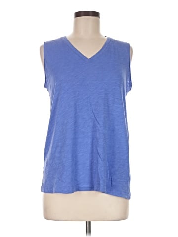 Pure Navy Sleeveless Top (view 1)