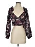 Cleobella Burgundy 3/4 Sleeve Blouse Size S - photo 1
