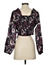 Cleobella Burgundy 3/4 Sleeve Blouse Size S - photo 2
