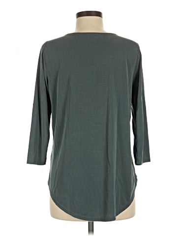 Green Envelope 3/4 Sleeve Top (view 2)