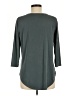 Green Envelope Gray 3/4 Sleeve Top Size M - photo 2