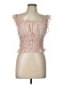 Lush 100% Polyester Pink Sleeveless Top Size L - photo 1