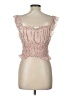 Lush 100% Polyester Pink Sleeveless Top Size L - photo 2
