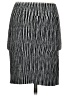 BCBGMAXAZRIA Chevron-herringbone Silver Casual Skirt Size S - photo 2
