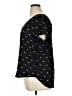 PREMISE 100% Polyester Black Short Sleeve Blouse Size 1X - photo 5