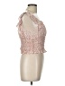 Lush 100% Polyester Pink Sleeveless Top Size L - photo 4
