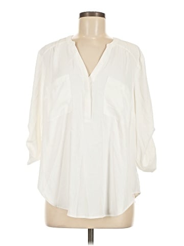 Torrid 3/4 Sleeve Blouse (view 1)